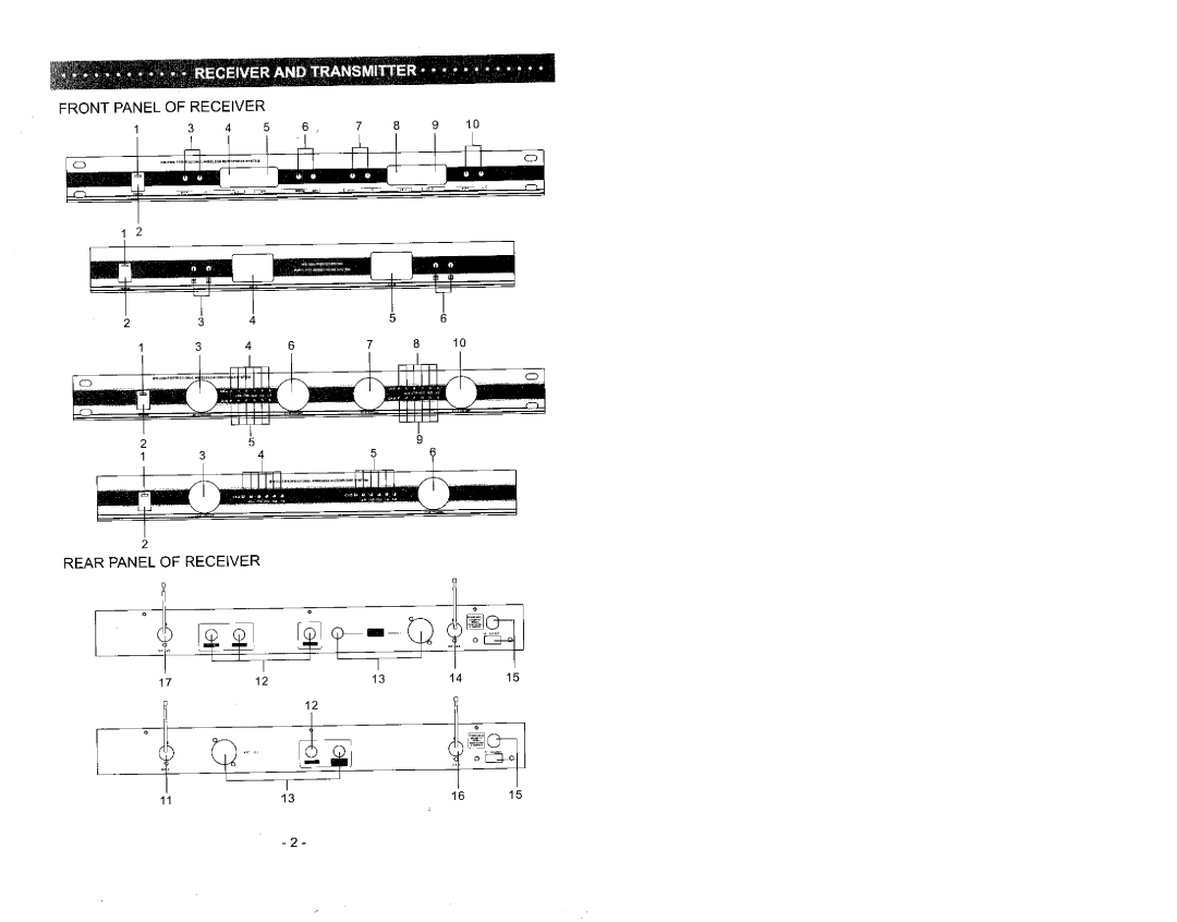 PYLE Audio PDWM5000 manual 