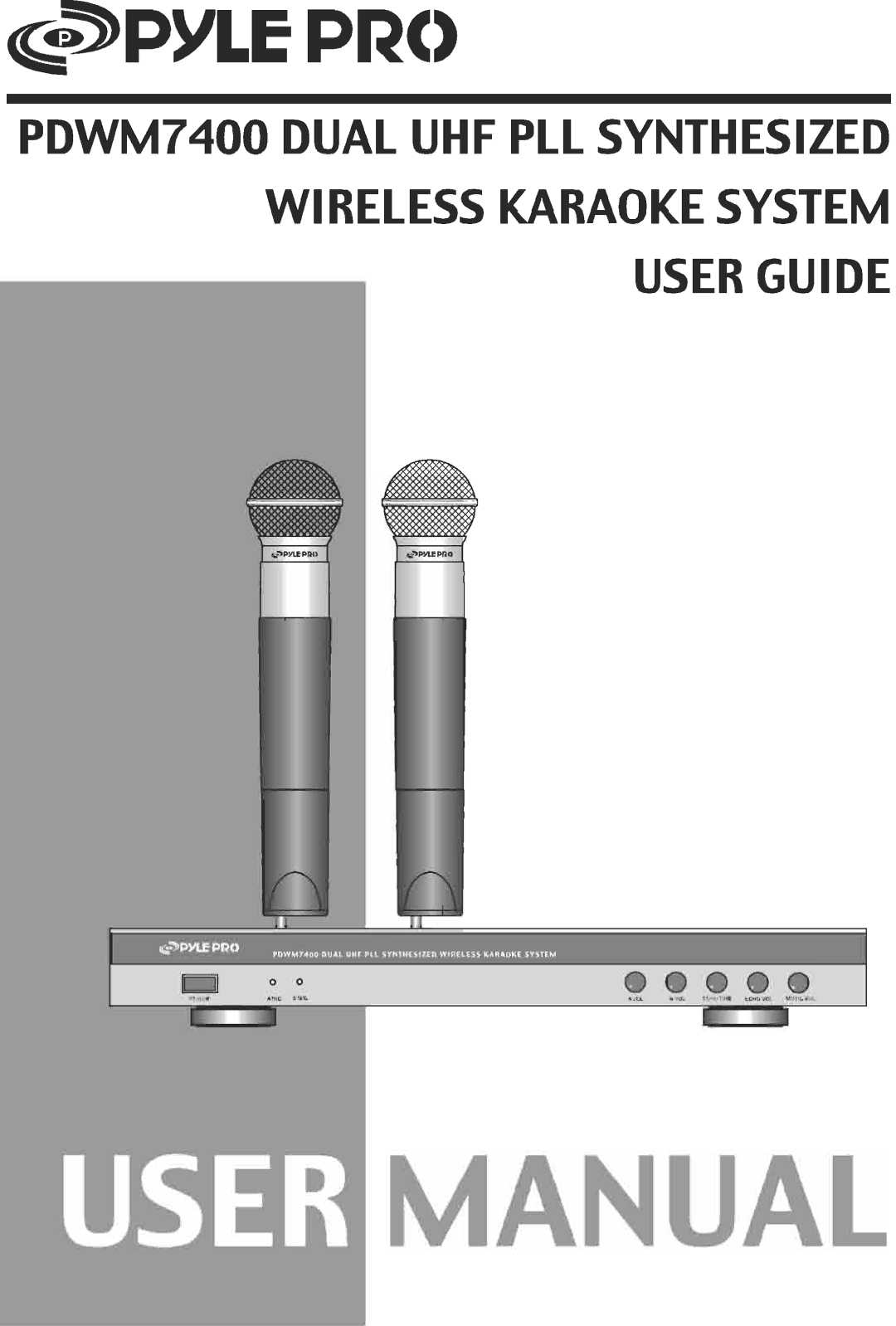 PYLE Audio PDWM7400 manual 