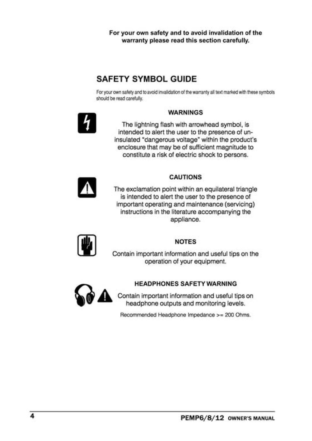 PYLE Audio PEMP-12 manual 