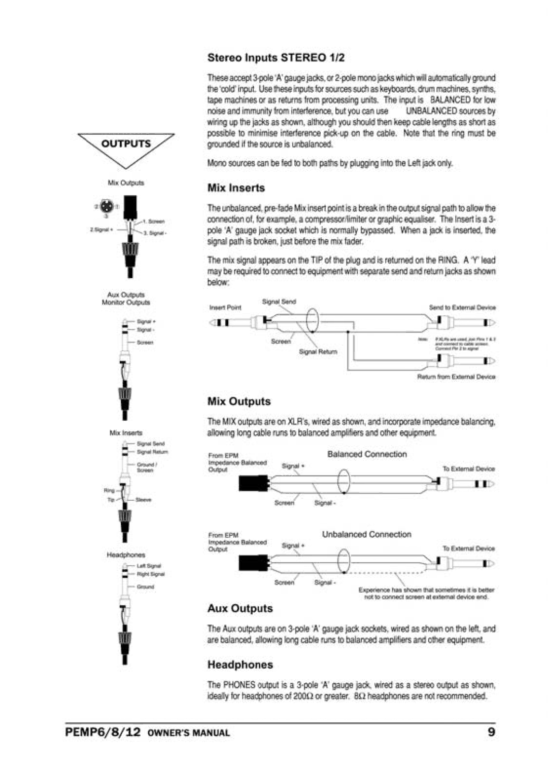 PYLE Audio PEMP-12 manual 