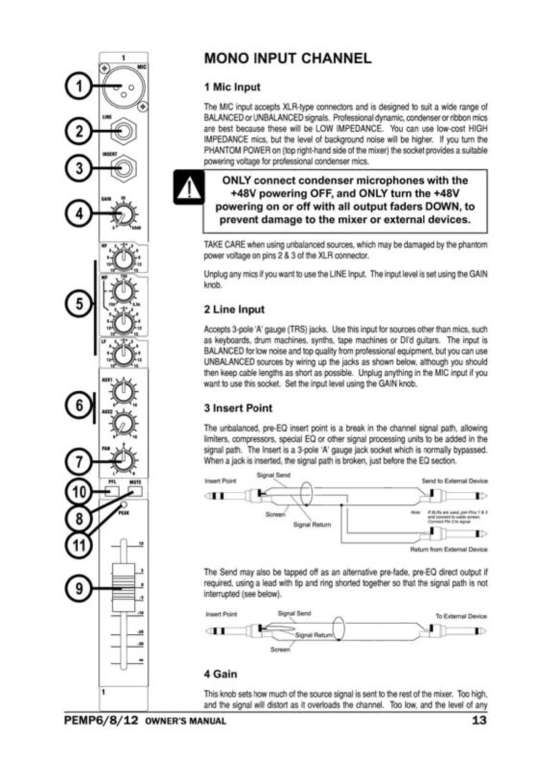 PYLE Audio PEMP-12 manual 