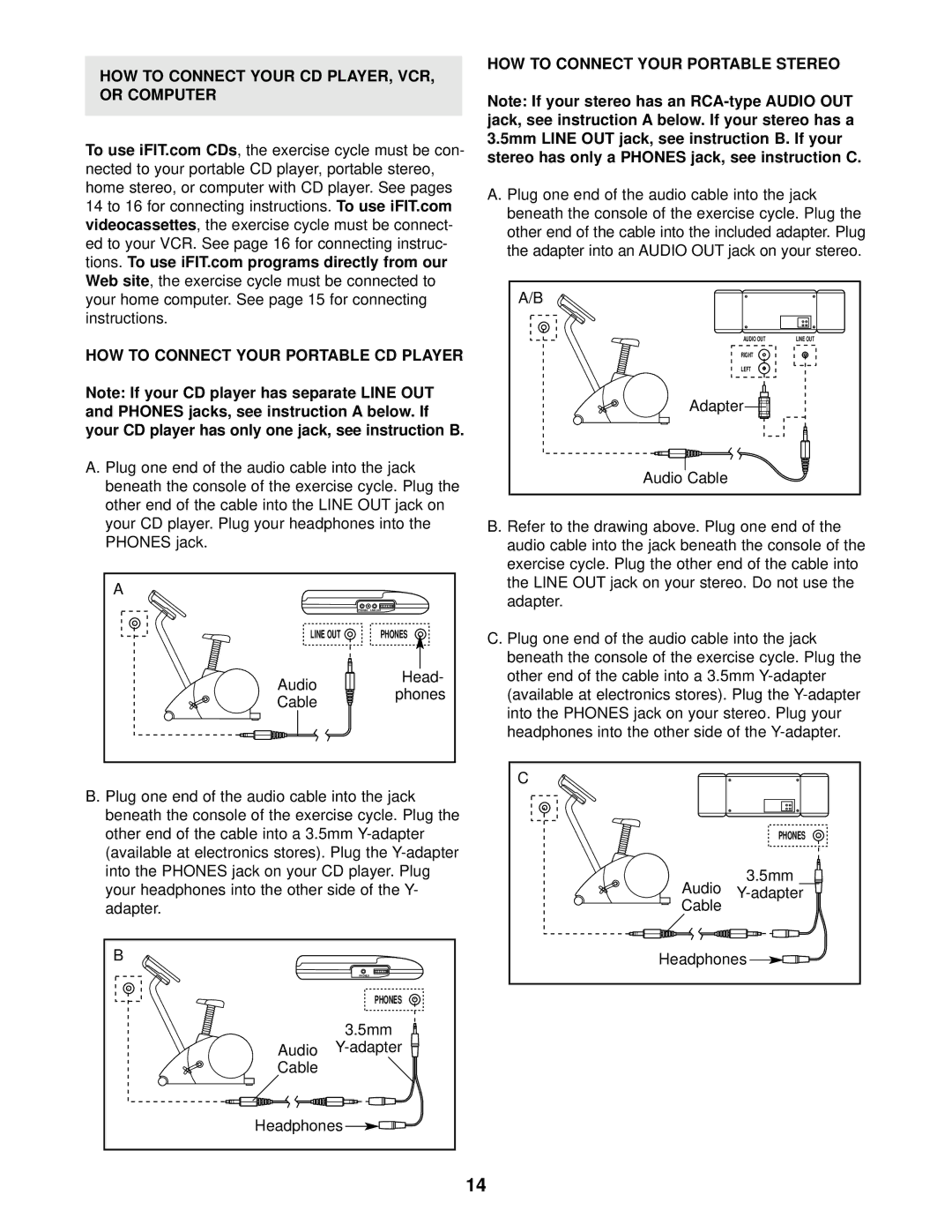 PYLE Audio PFEVEX19010 user manual HOW to Connect Your CD PLAYER, VCR Or Computer, HOW to Connect Your Portable CD Player 