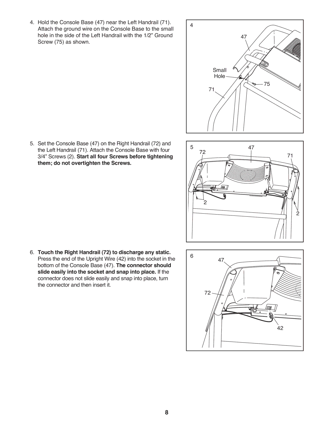 PYLE Audio PFTL31404.1 user manual Small Hole 