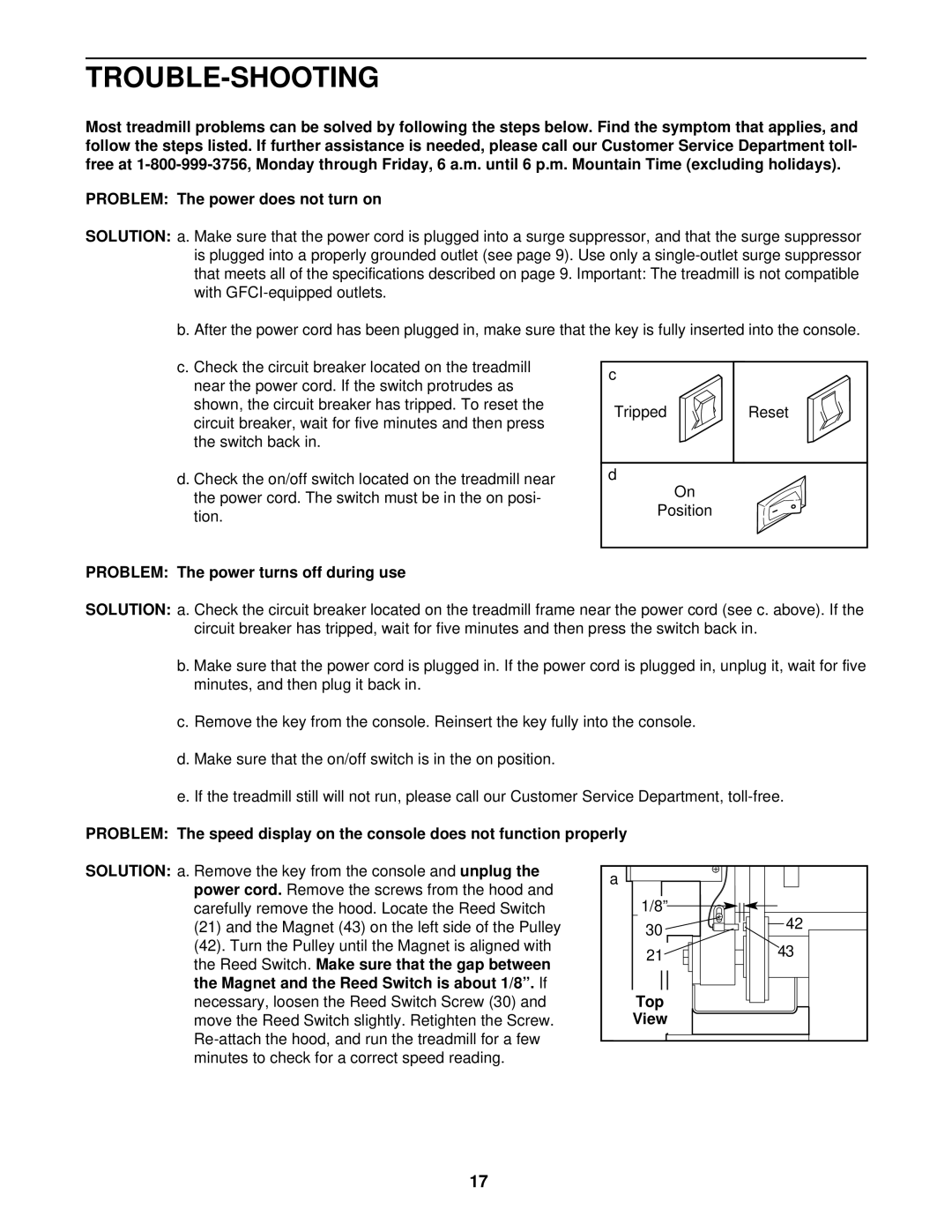 PYLE Audio PFTL62510 user manual Trouble-Shooting, Problem The power turns off during use, Top 