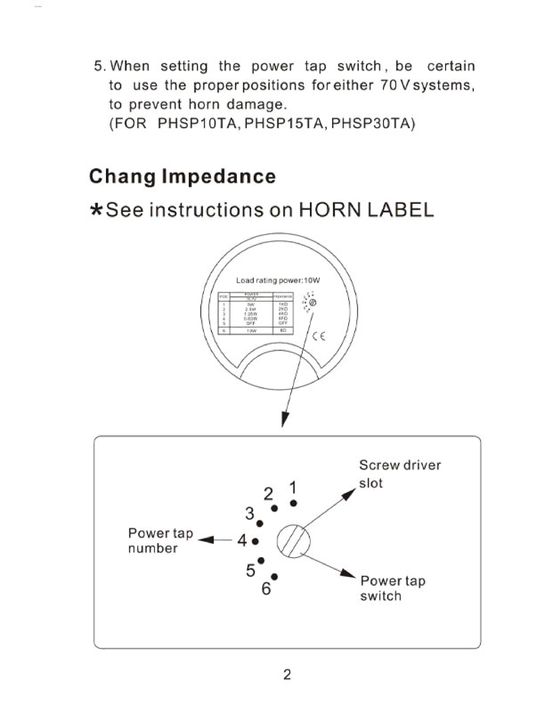 PYLE Audio PHSP10TA, PHSP30TA, PHSP15TA owner manual 