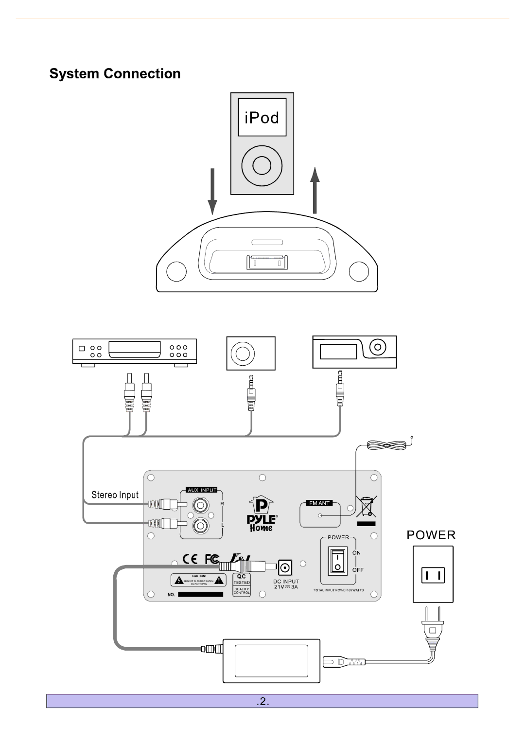 PYLE Audio PHST90IBGL, PHST90IBK, PHST90ICW manual 