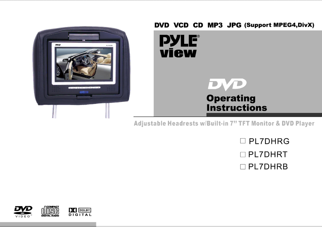 PYLE Audio manual PL7DHRG PL7DHRT PL7DHRB 