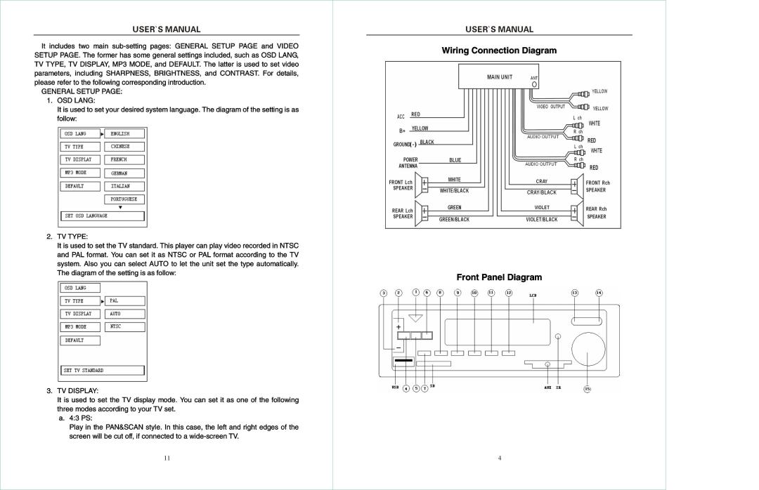 PYLE Audio PL97M4 manual 