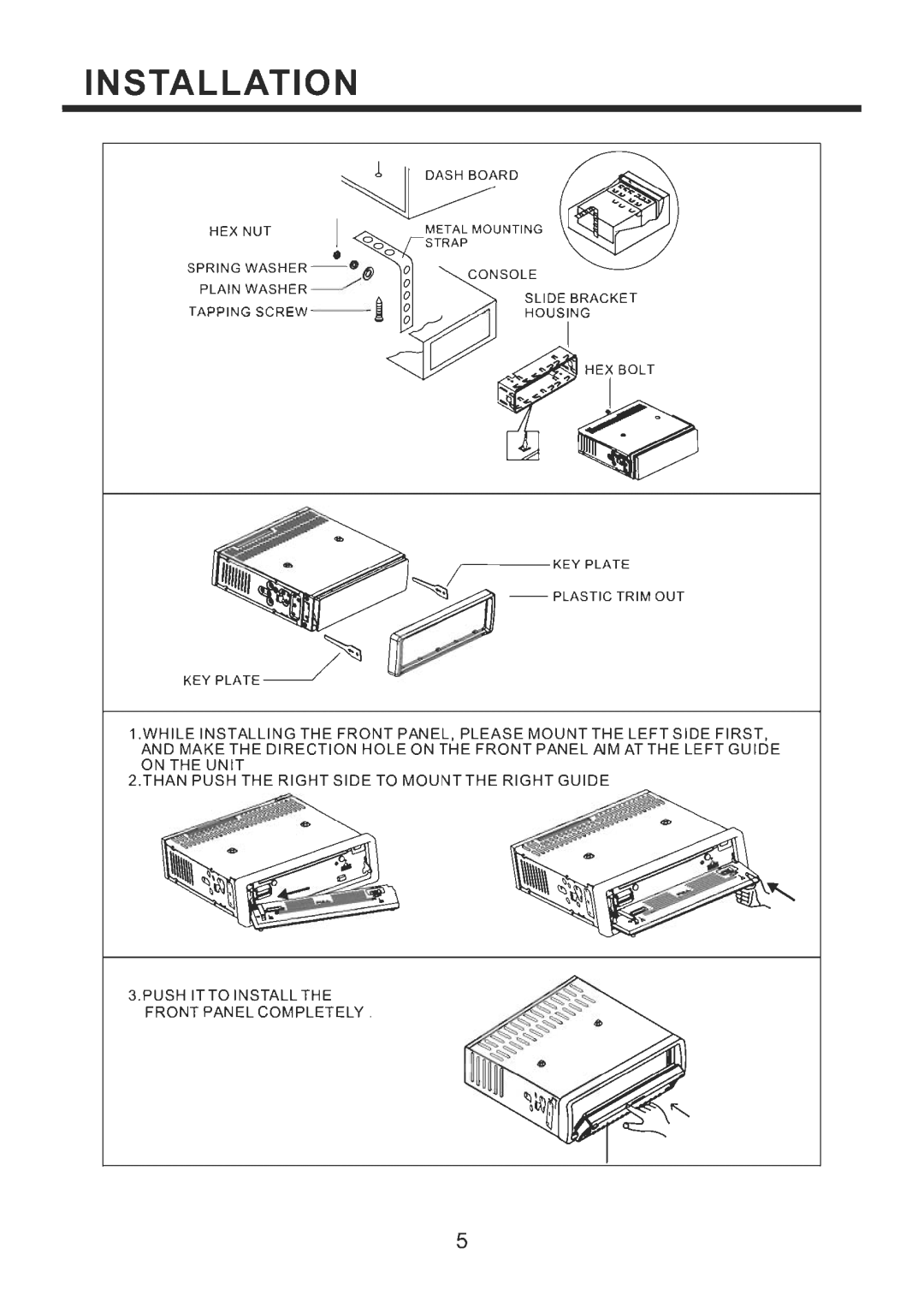 PYLE Audio PLCD55 manual 