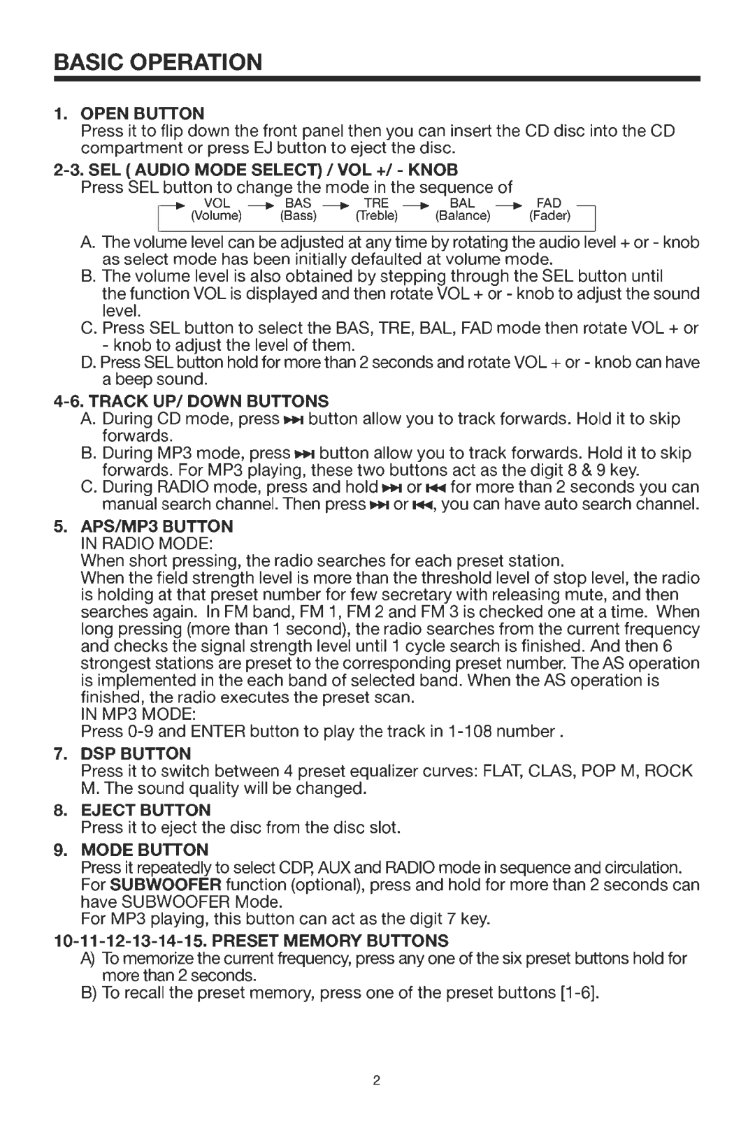 PYLE Audio PLCD56MP manual 