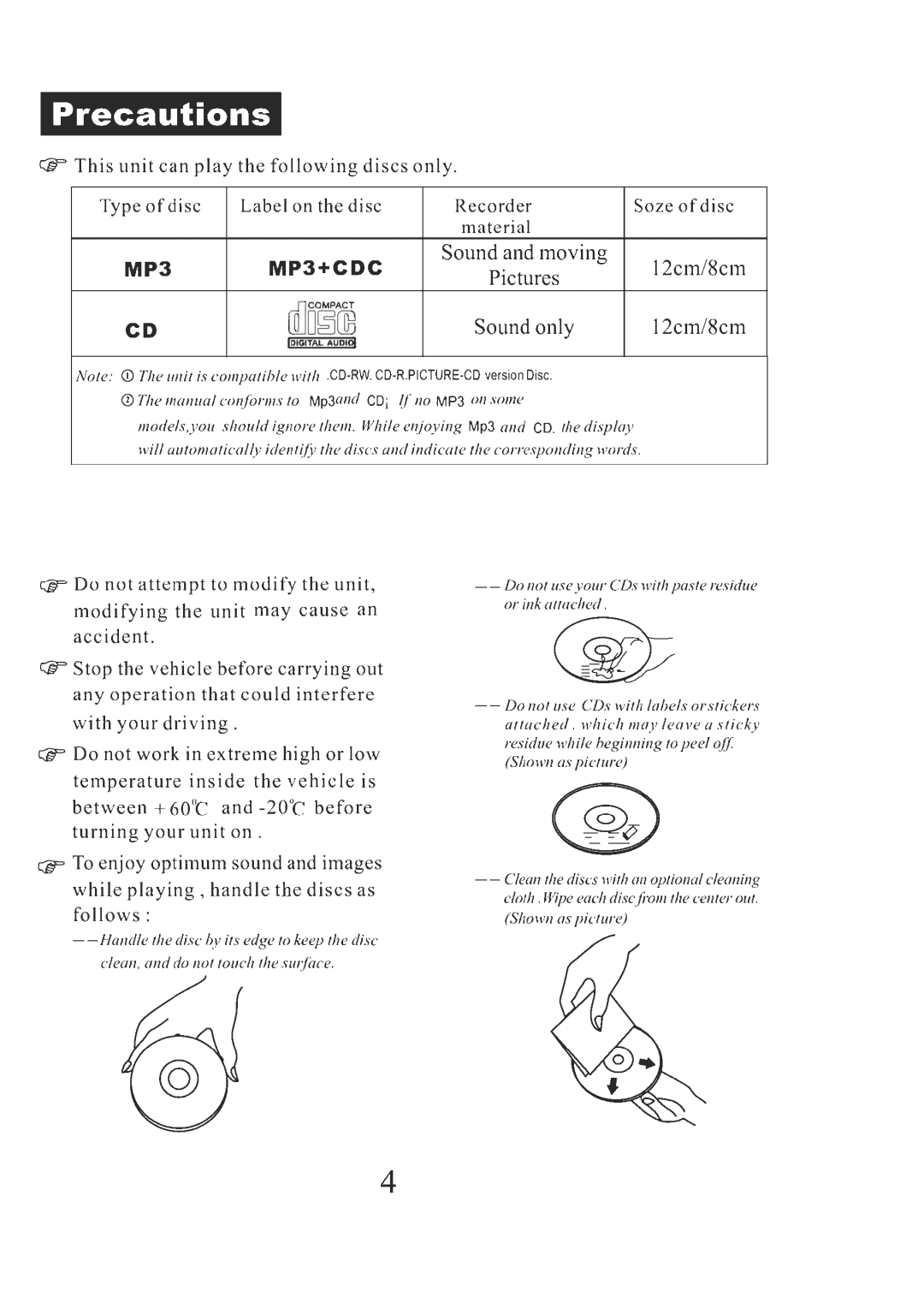 PYLE Audio PLCD72MP manual 