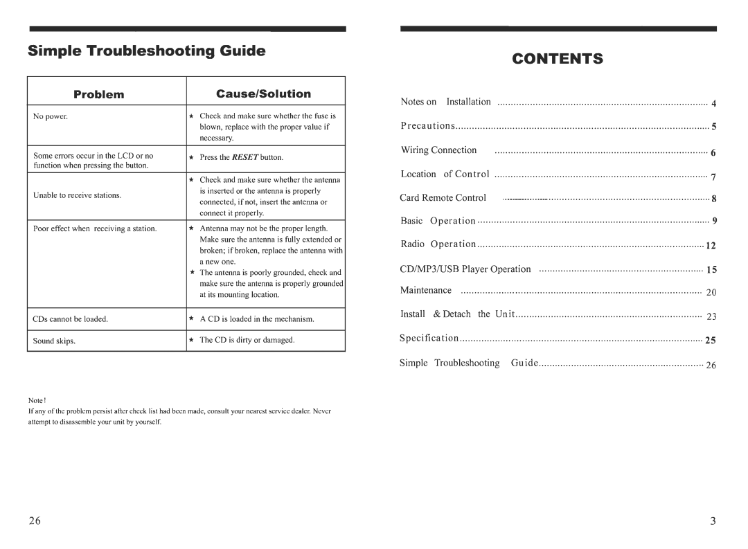 PYLE Audio PLCD75USMP manual 