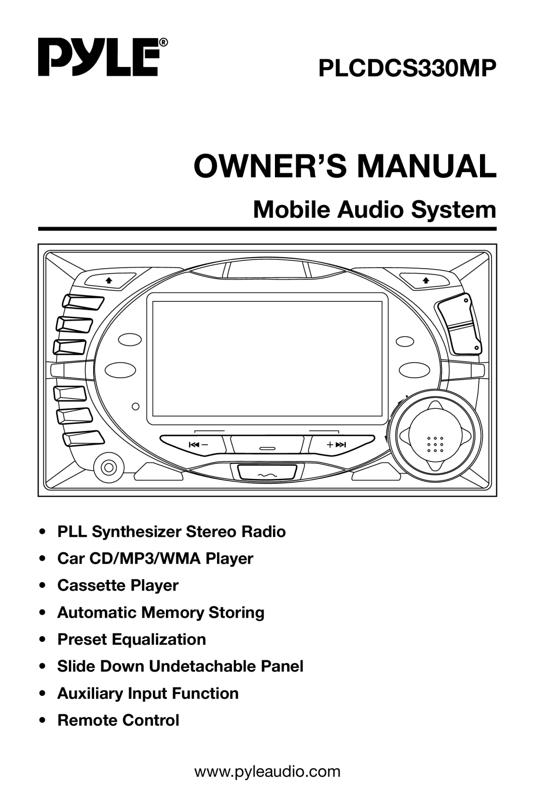 PYLE Audio PLCDCS330MP owner manual 