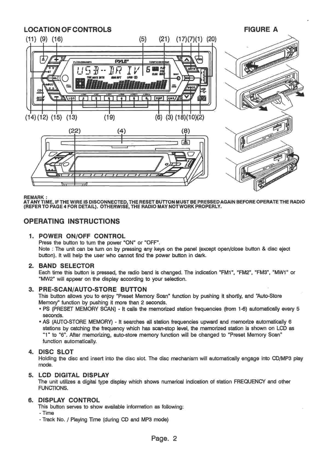 PYLE Audio PLCDUSB64MP3 manual 