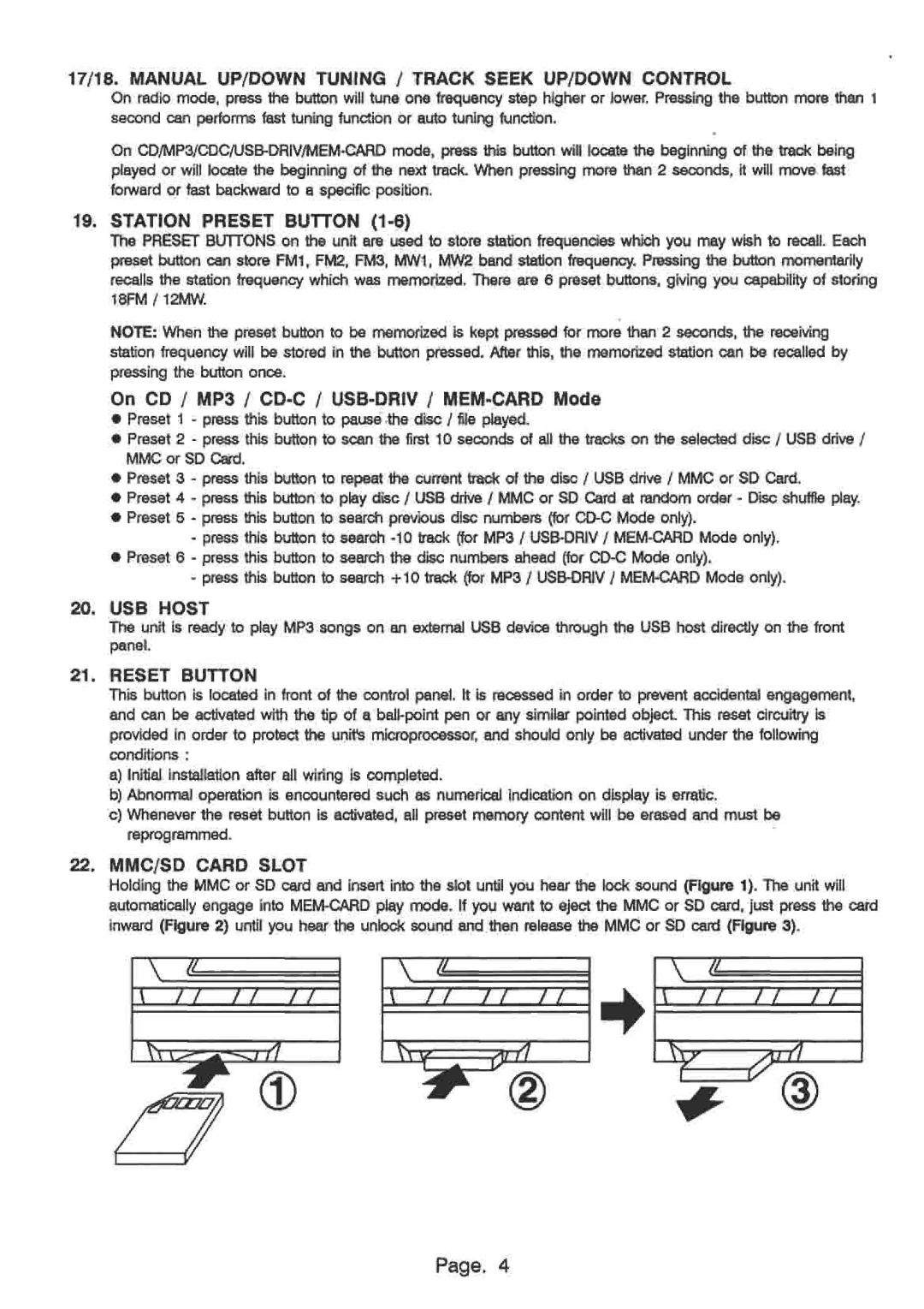 PYLE Audio PLCDUSB64MP3 manual 