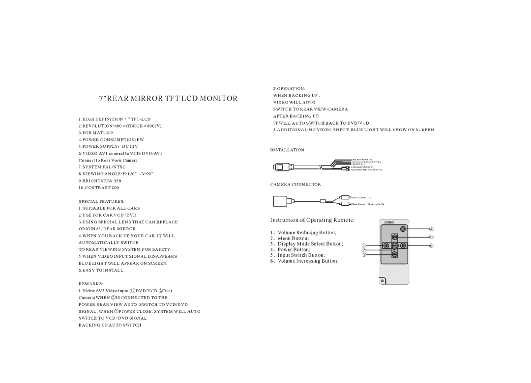 PYLE Audio PLCM7000 manual 