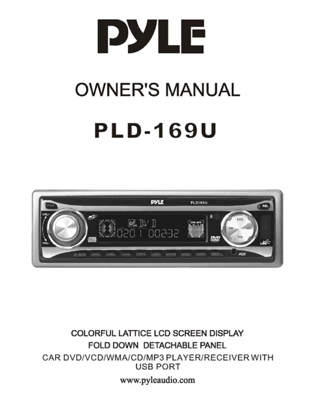 PYLE Audio PLD-169U manual 