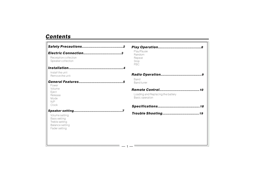 PYLE Audio PLD128 manual 