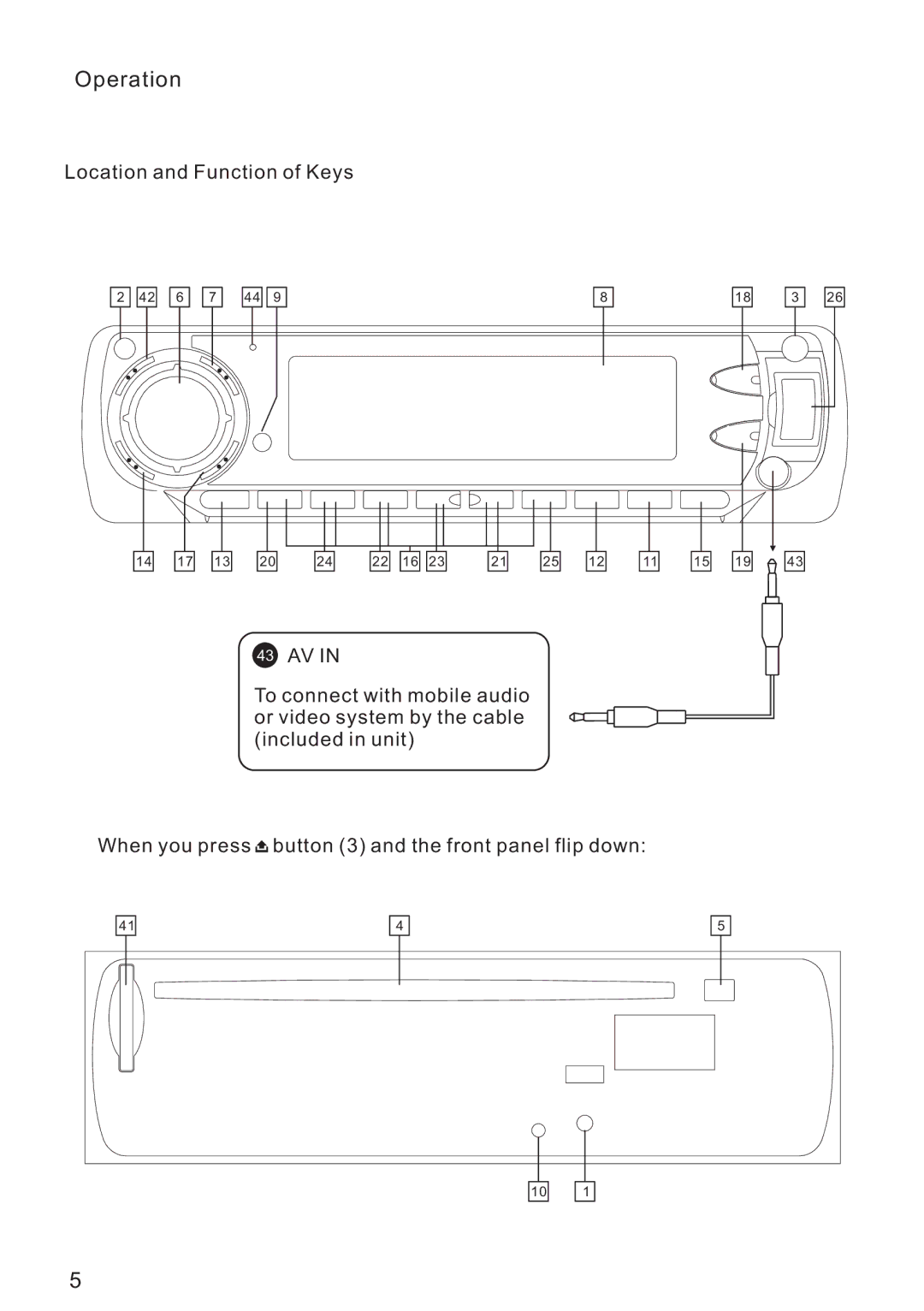 PYLE Audio PLD175TBT instruction manual Operation 