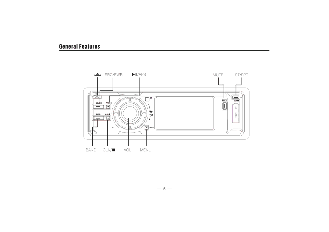 PYLE Audio PLD3MU manual General Features 