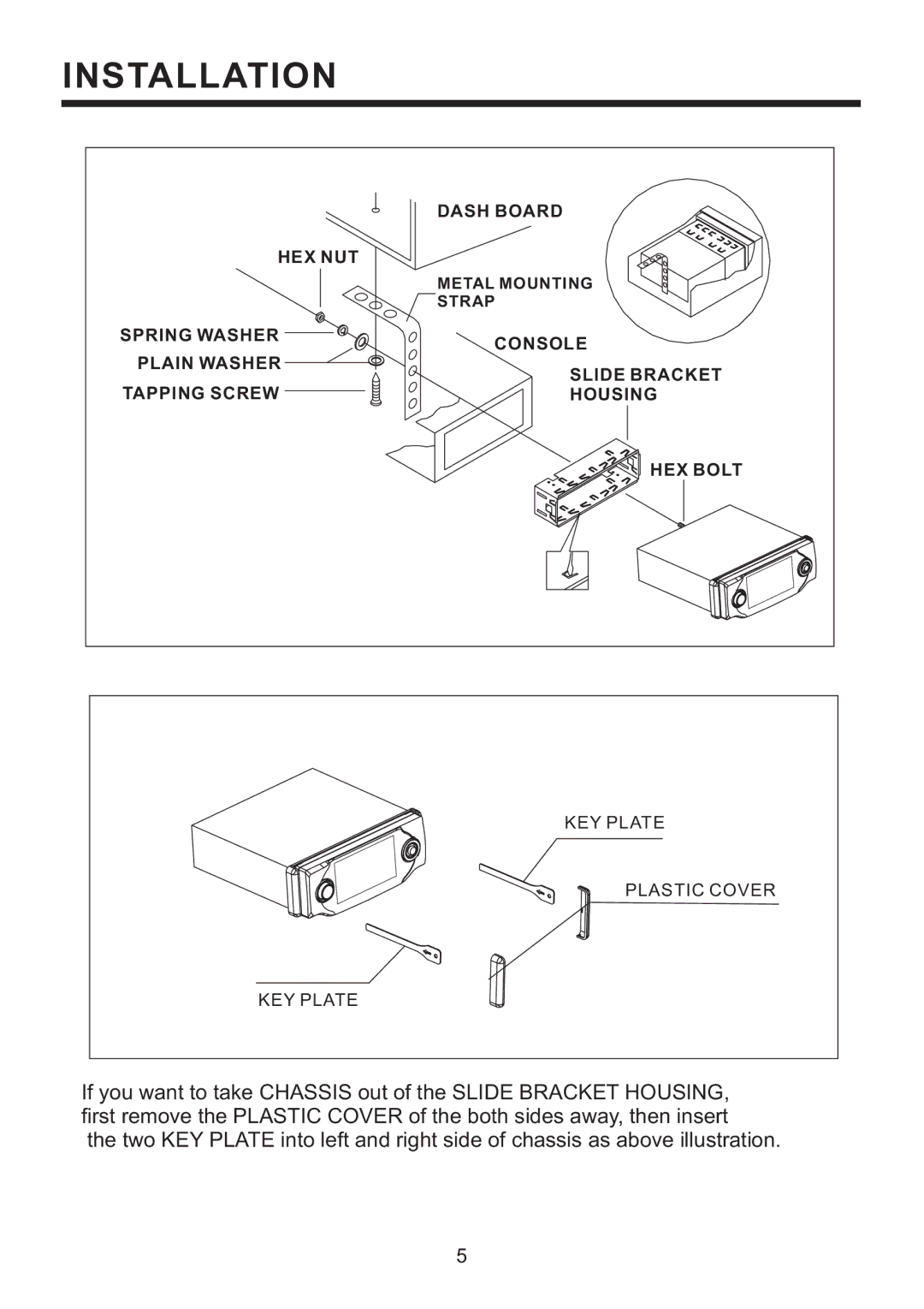 PYLE Audio PLD41MUT owner manual Dash Board 