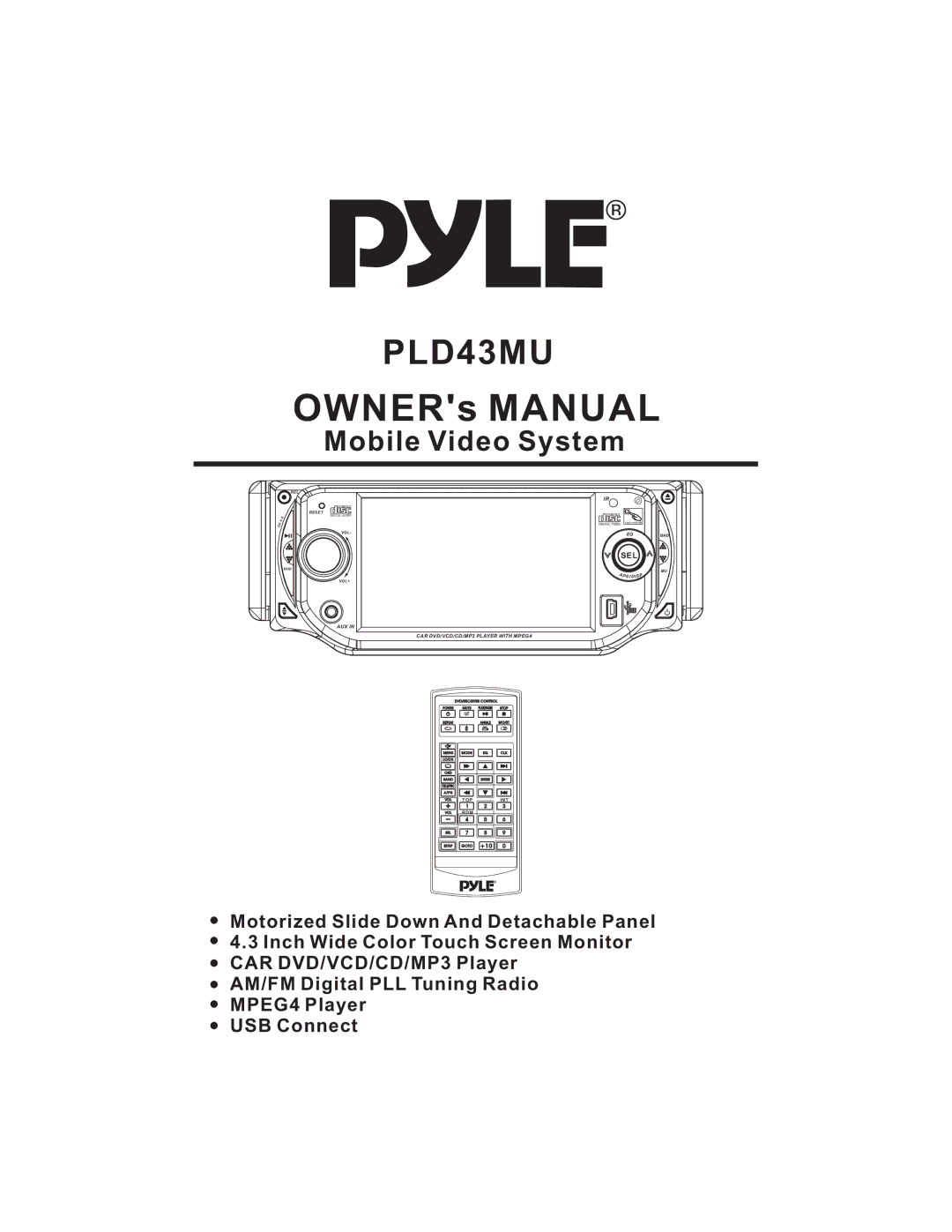 PYLE Audio PLD43MU owner manual 