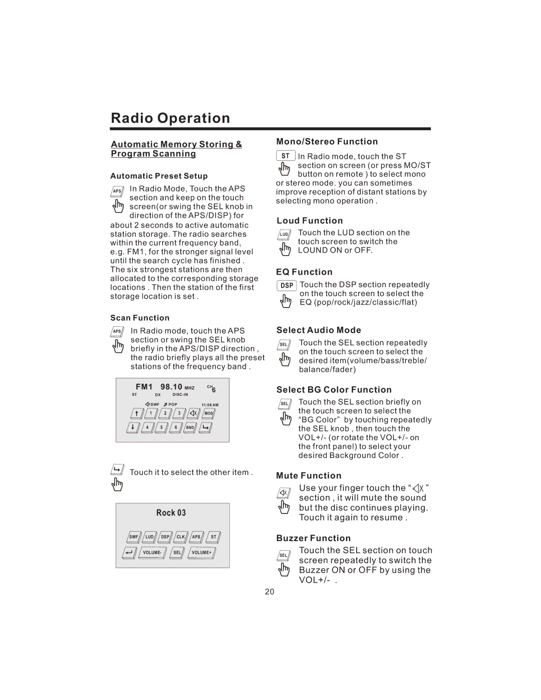 PYLE Audio PLD43MU Automatic Memory Storing & Program Scanning, Rock, Mono/Stereo Function, Loud Function, EQ Function 