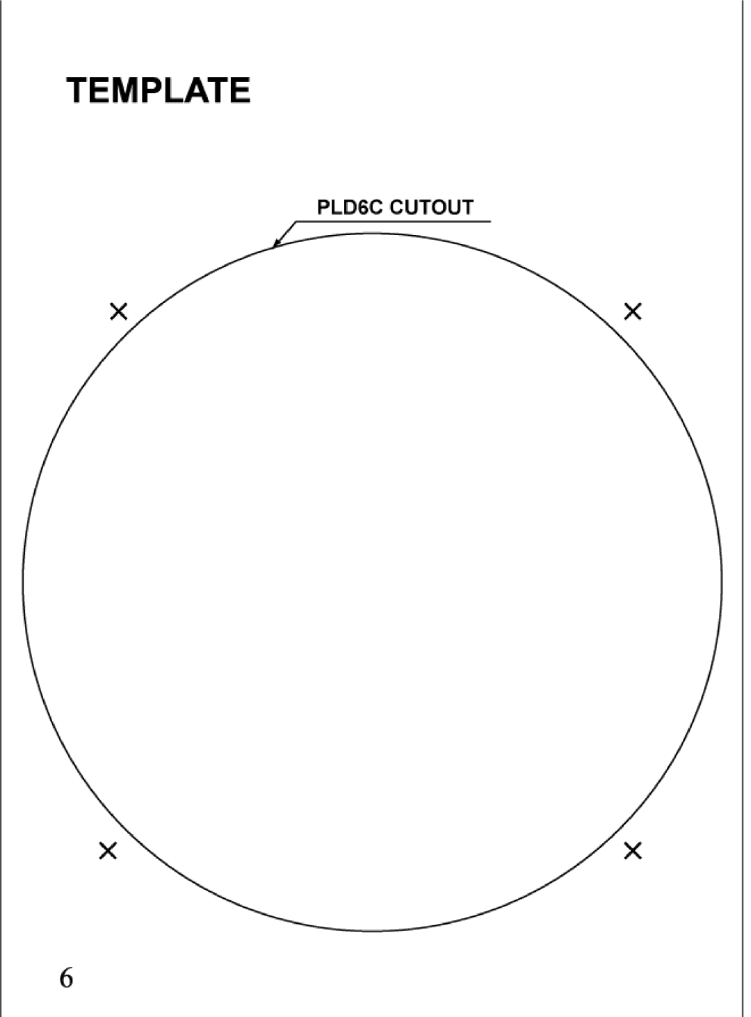 PYLE Audio PLD6C manual 