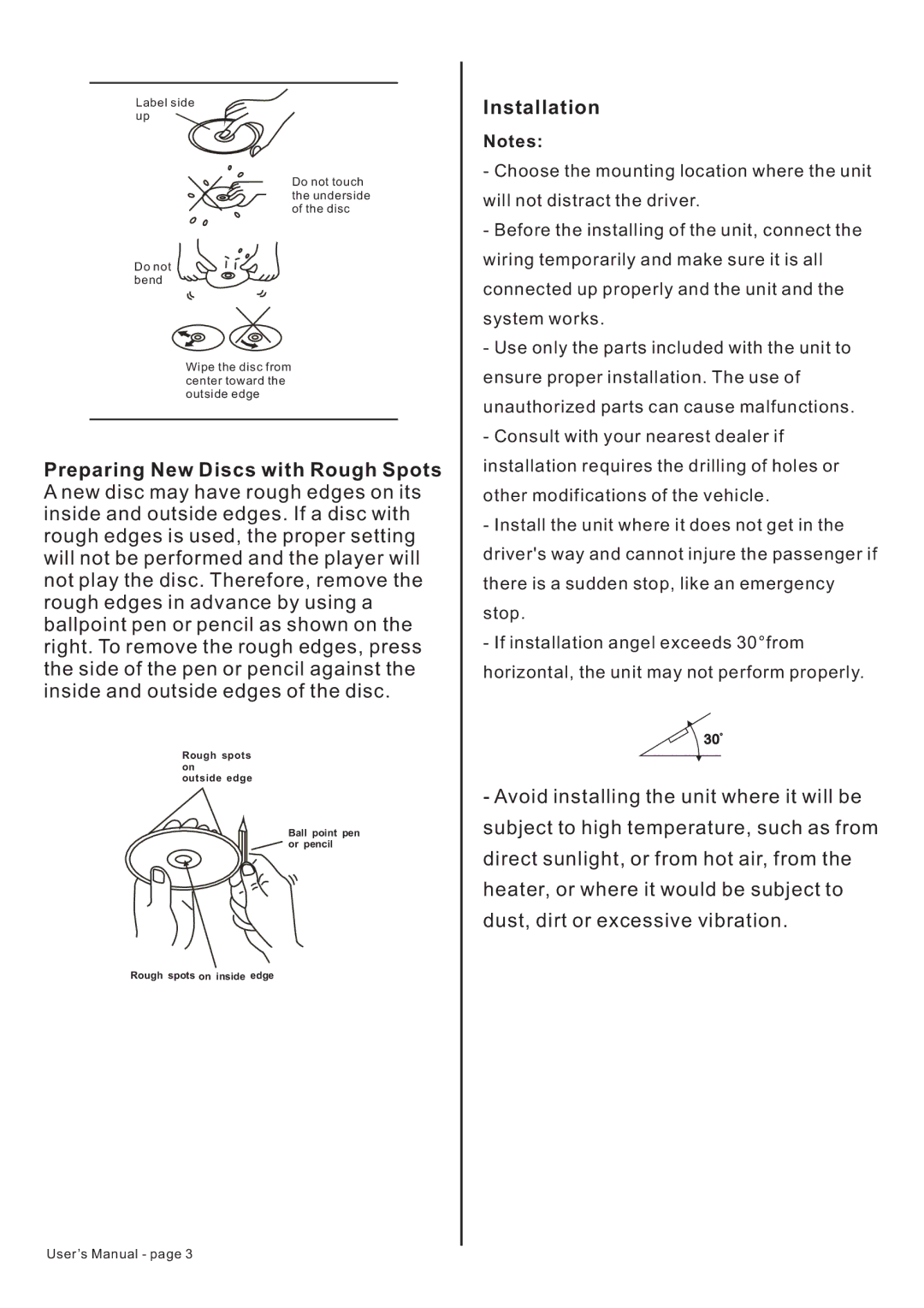 PYLE Audio PLDF23 owner manual Installation 