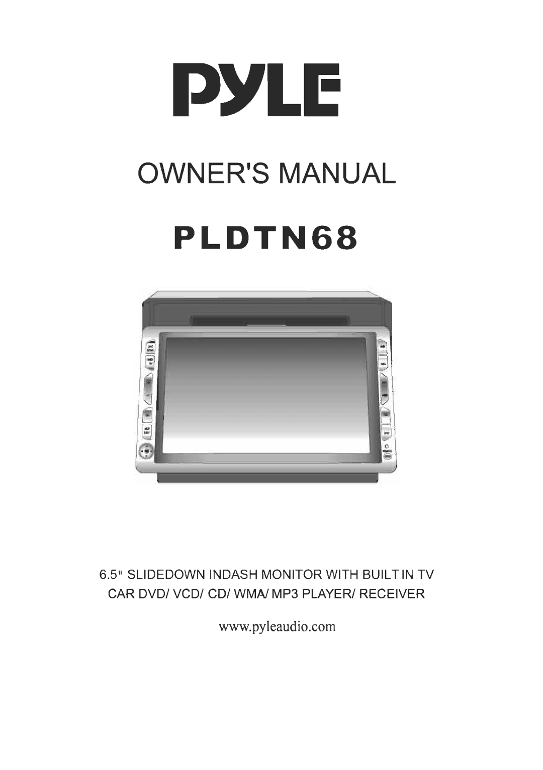 PYLE Audio PLDTN68 manual 