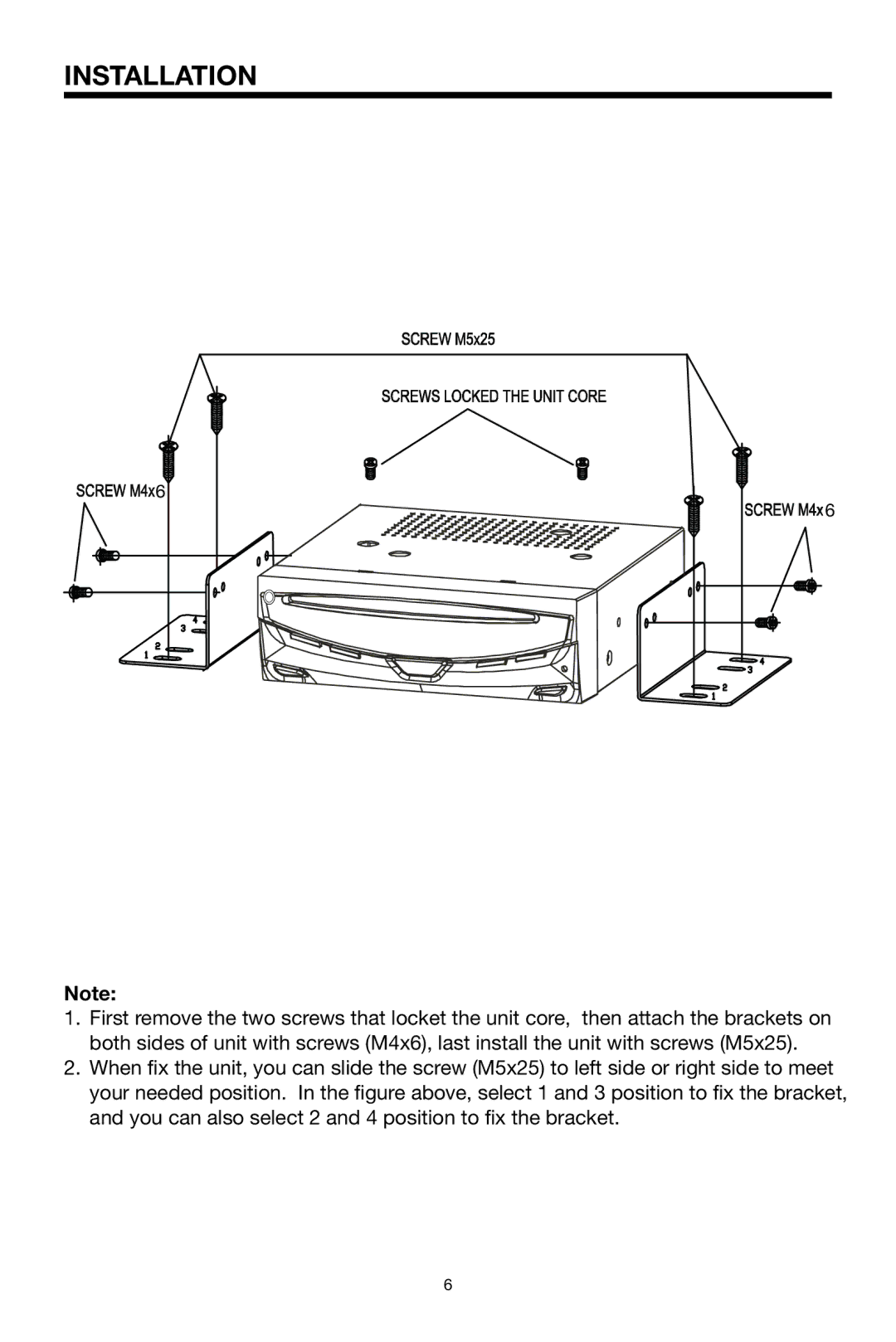 PYLE Audio PLDVD134F owner manual Installation 