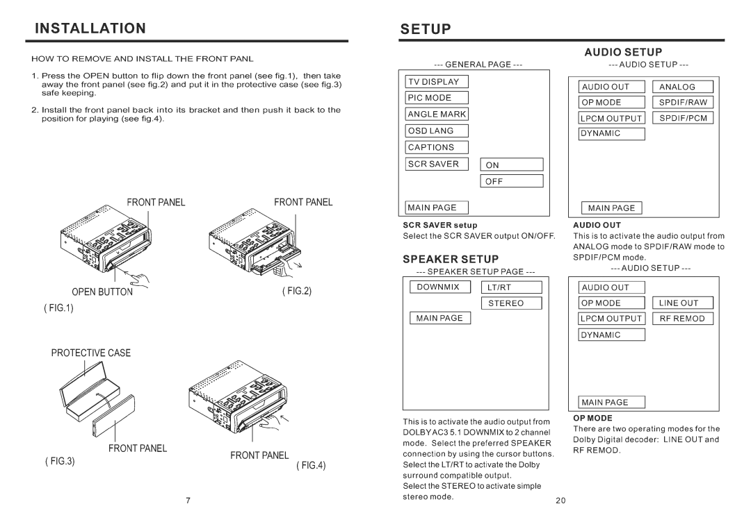 PYLE Audio PLDVD138 manual 