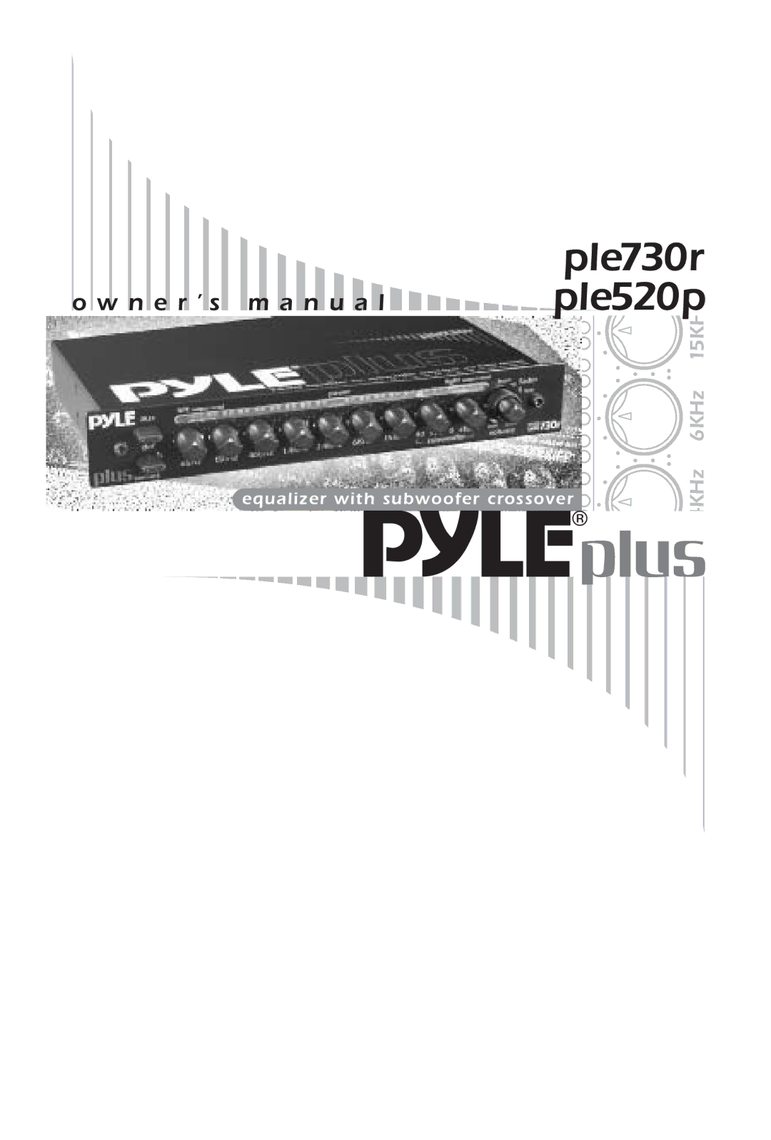 PYLE Audio PLE520P, PLE730R owner manual Ple730r Ple520p 