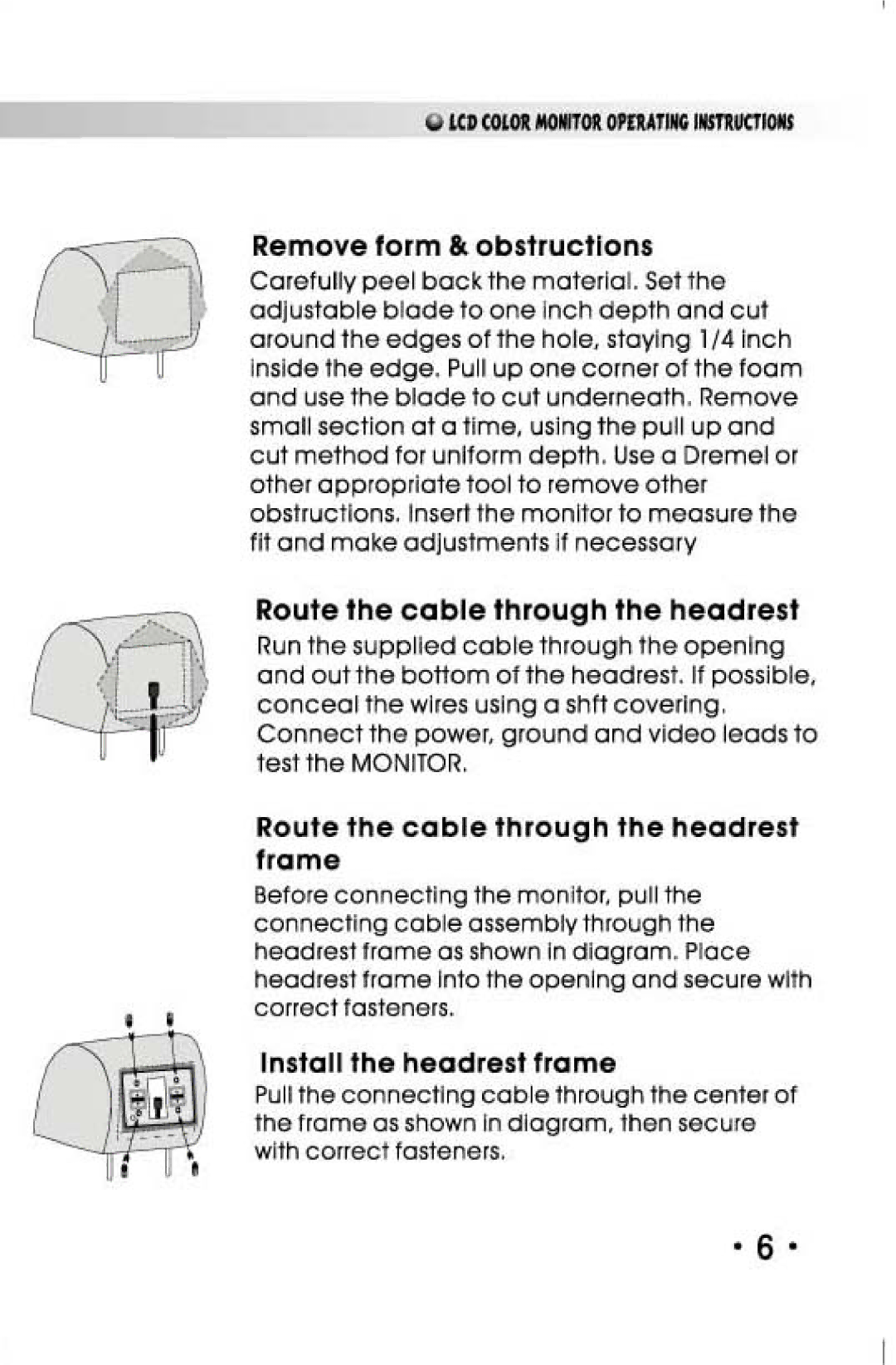 PYLE Audio PLHSG6 manual 