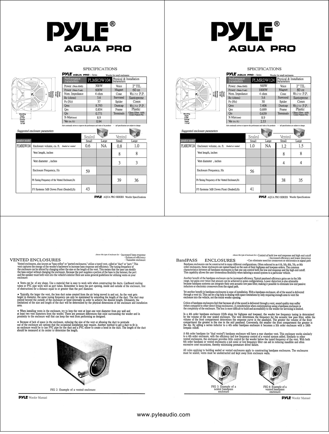 PYLE Audio PLMRDW104 manual 