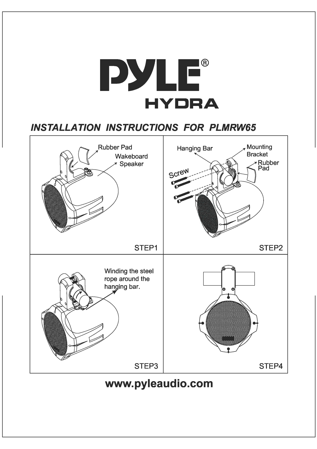 PYLE Audio PLMRW65 manual 