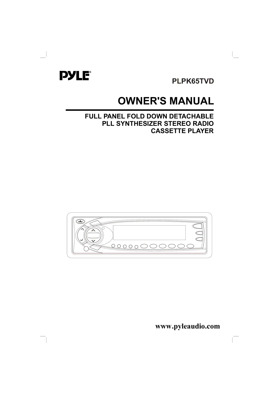 PYLE Audio PLPK65TVD owner manual 