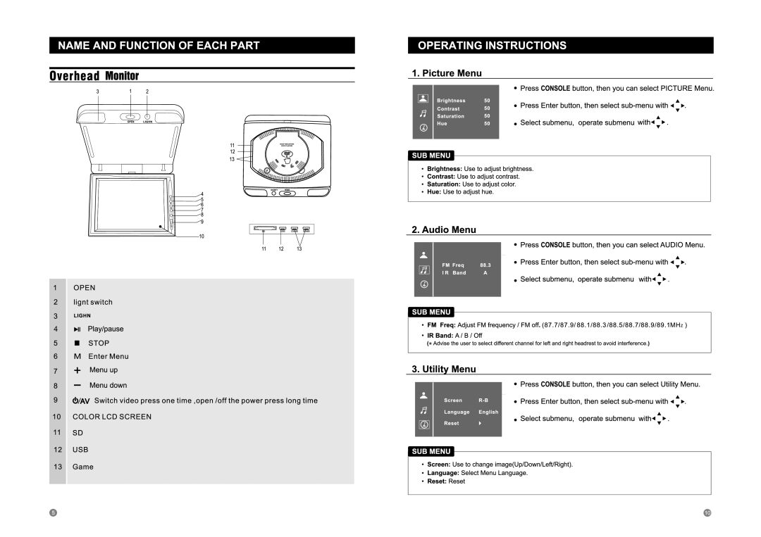 PYLE Audio PLRD103IF manual 