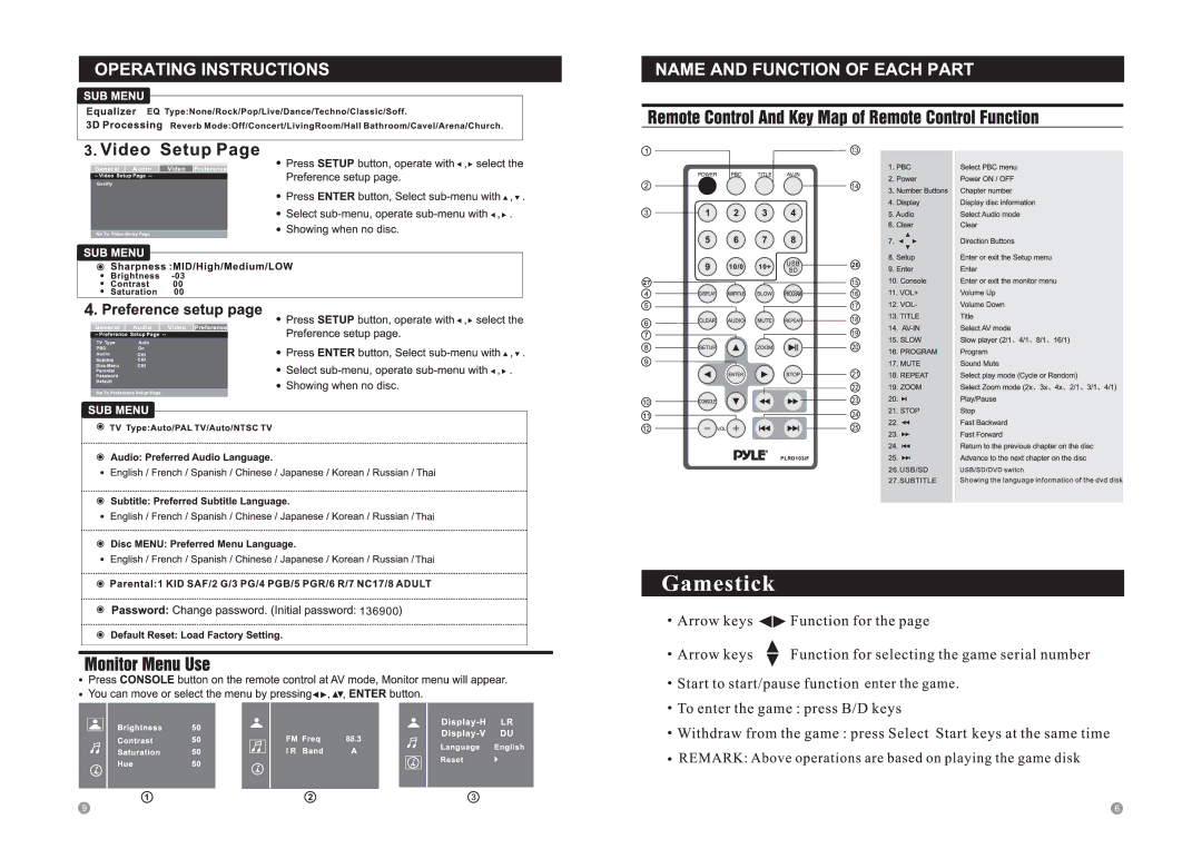 PYLE Audio PLRD103IF manual 