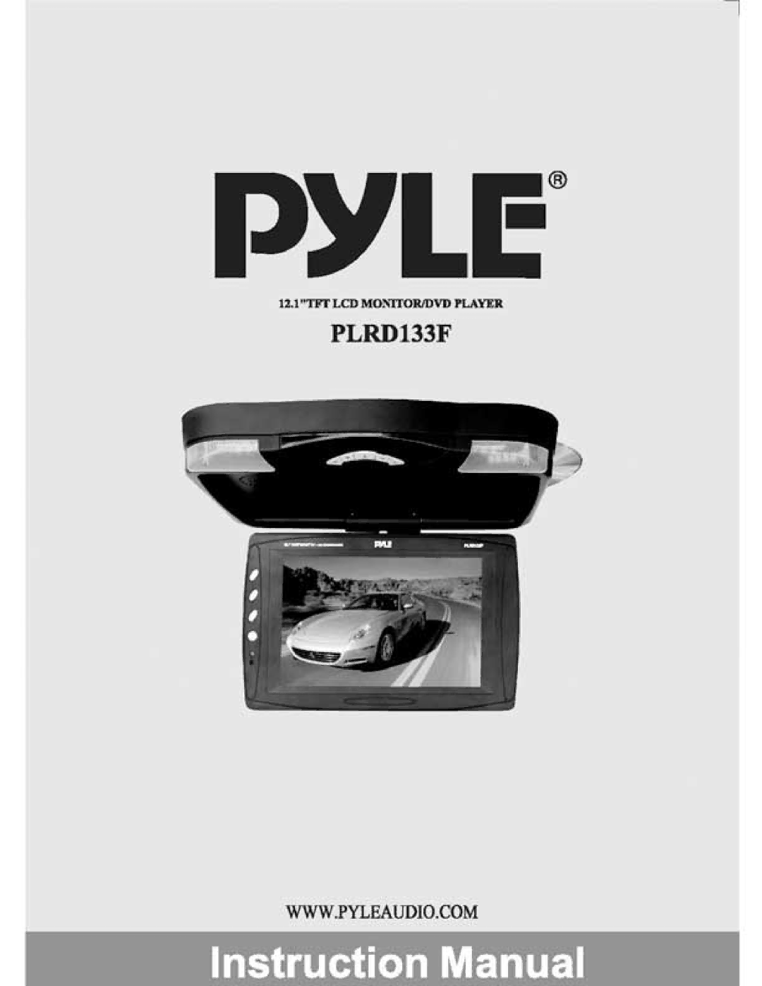 PYLE Audio PLRD133F manual 