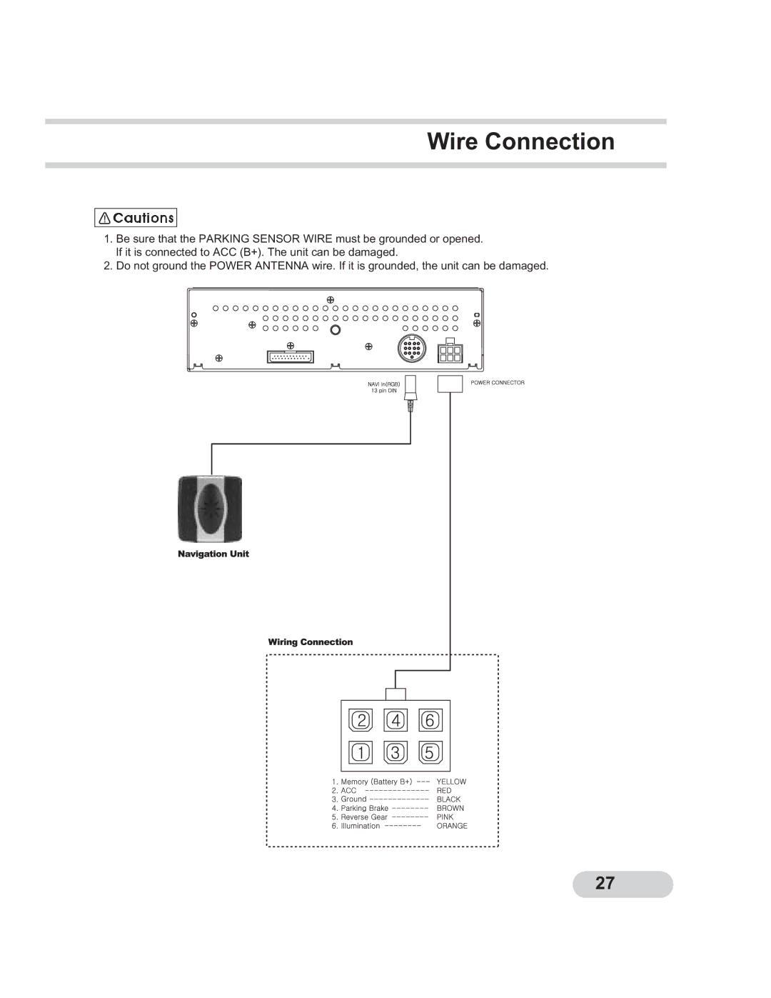 PYLE Audio PLTCDN7 manual Wire Connection 