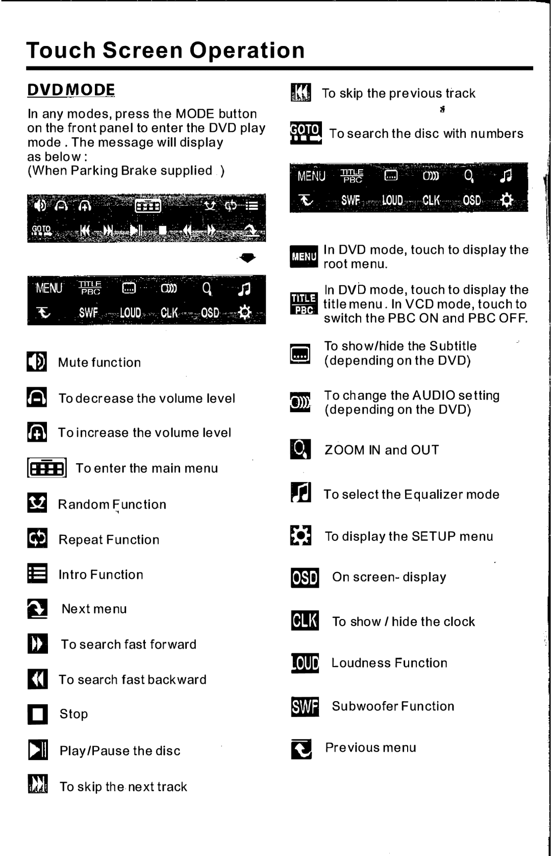 PYLE Audio PLTS73FX owner manual QJ.i, Dvdmode 