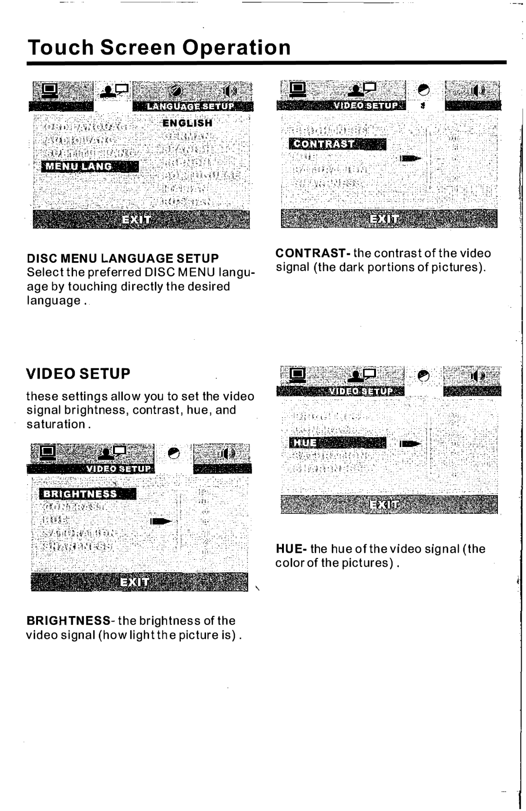 PYLE Audio PLTS73FX owner manual Video Setup 