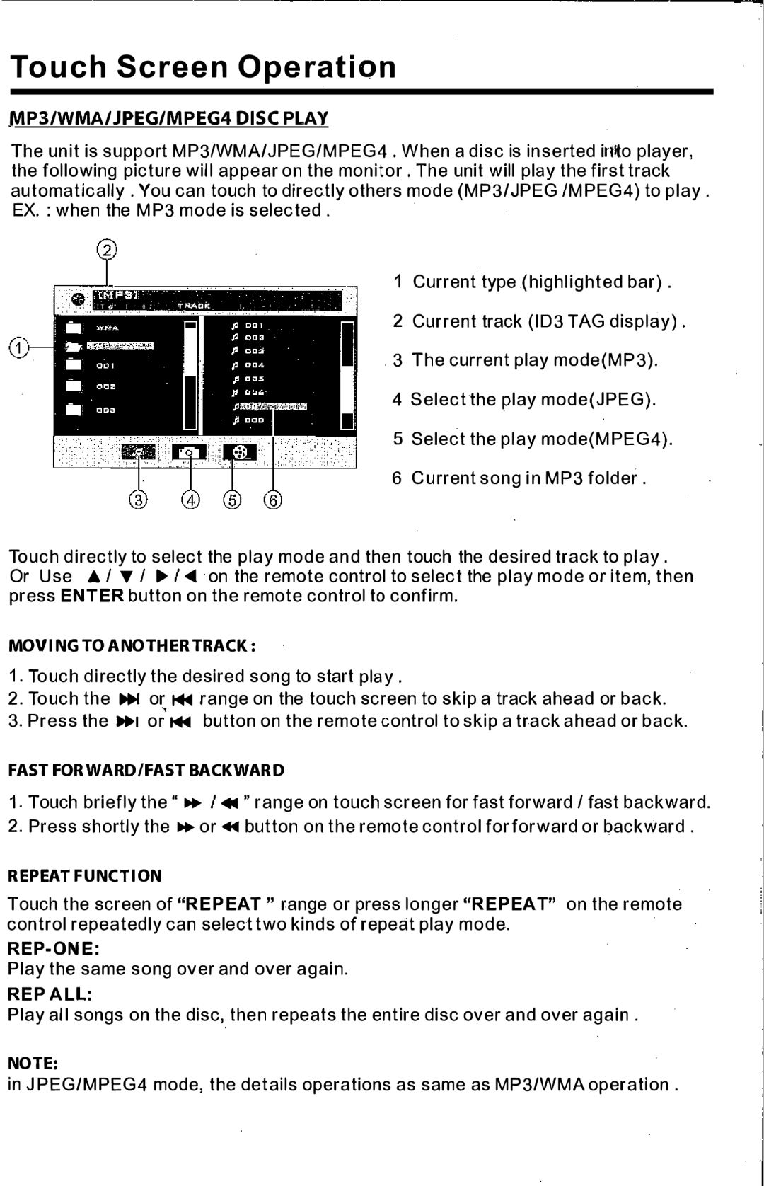 PYLE Audio PLTS73FX owner manual Current type highlighted bar 