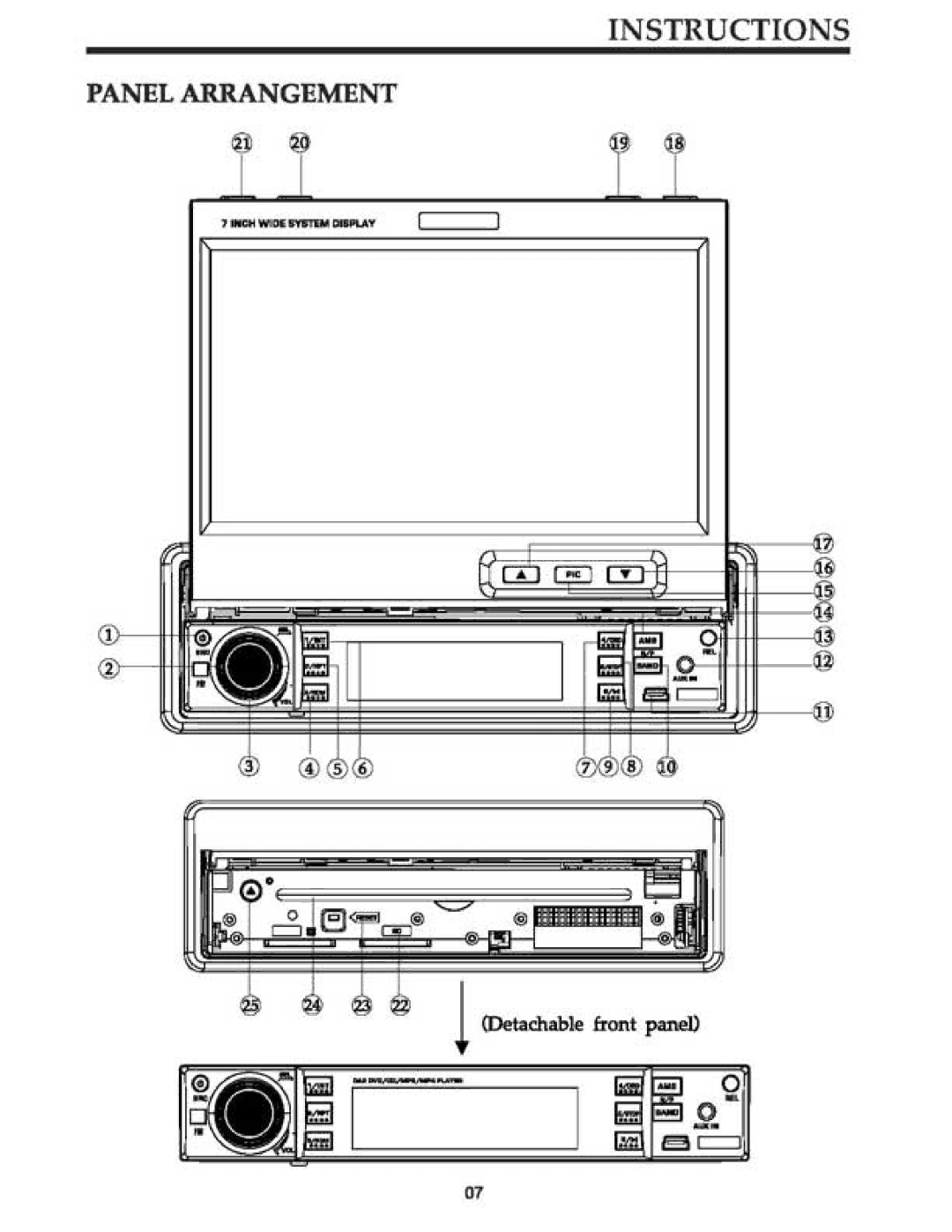 PYLE Audio PLTS77DU manual 