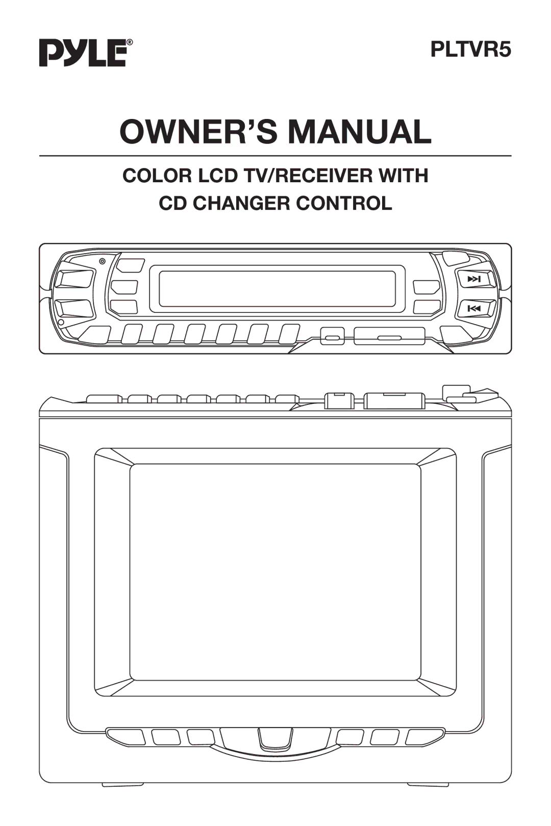 PYLE Audio PLTVR5 owner manual 