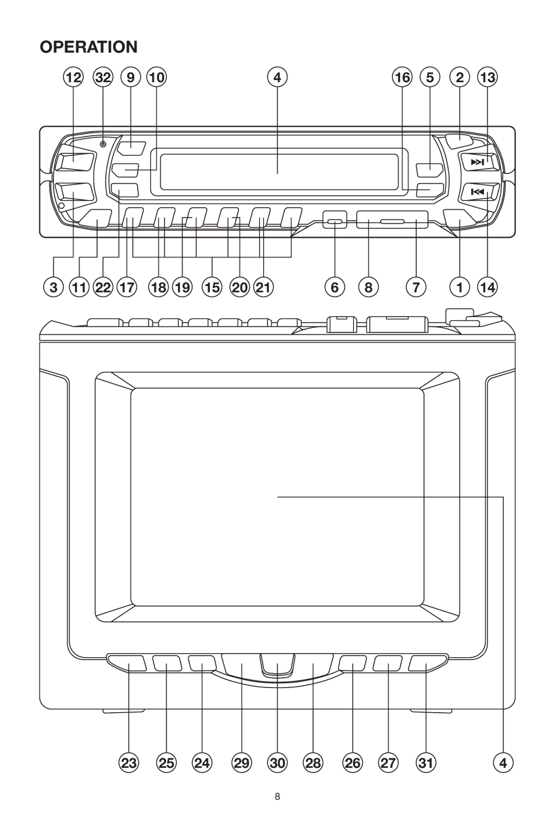 PYLE Audio PLTVR5 owner manual Operation 