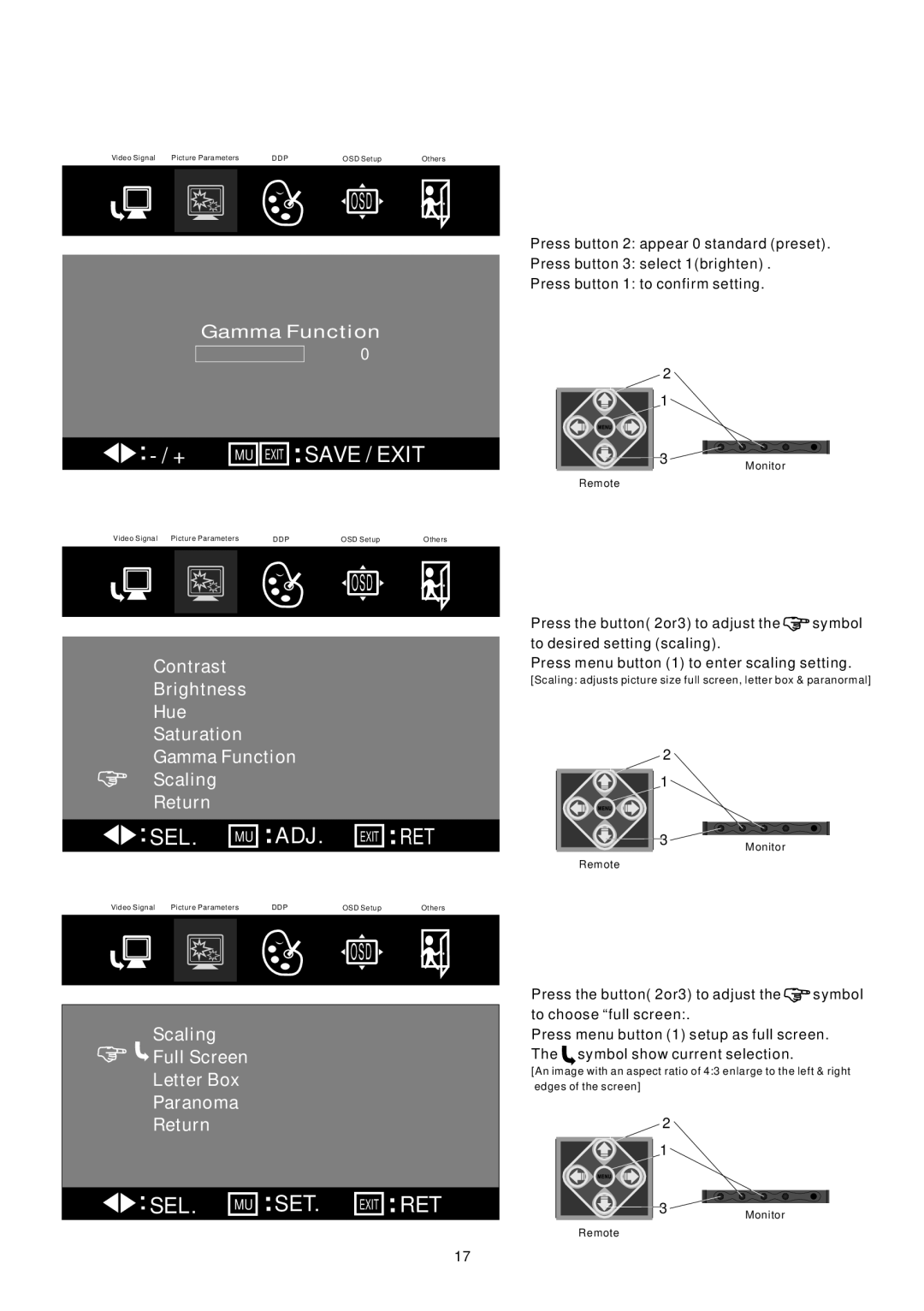 PYLE Audio PLVHR72 instruction manual SEL. MU SET. Exit RET 