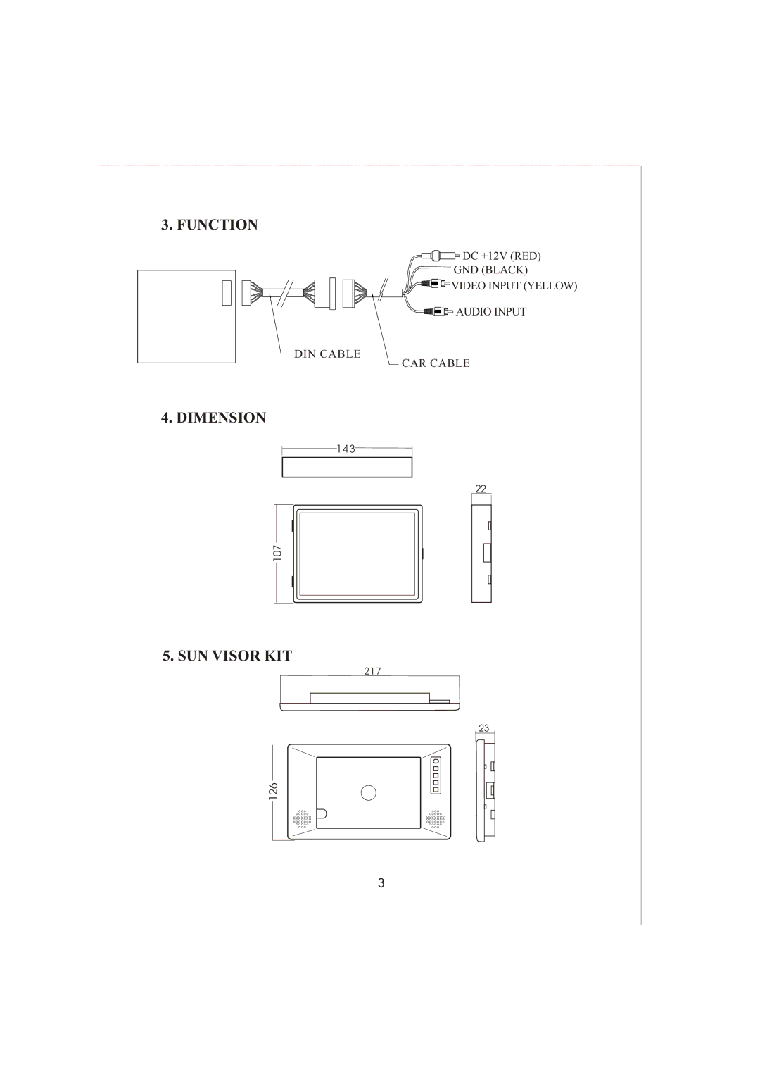 PYLE Audio PLVSMN56 manual Function 