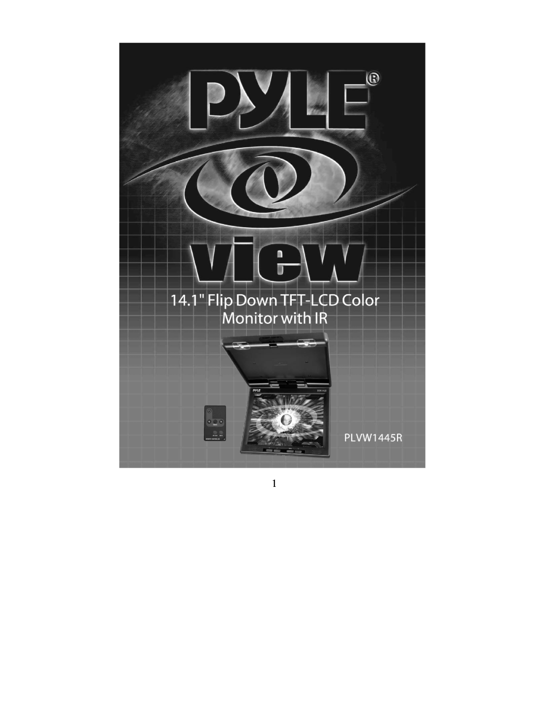 PYLE Audio PLVW1445R manual 